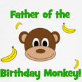 thumbnail image 3 of CafePress - Father Of The Birthday Monkey! T Shirt - 100% Cotton Ringed T-Shirt, 3 of 4