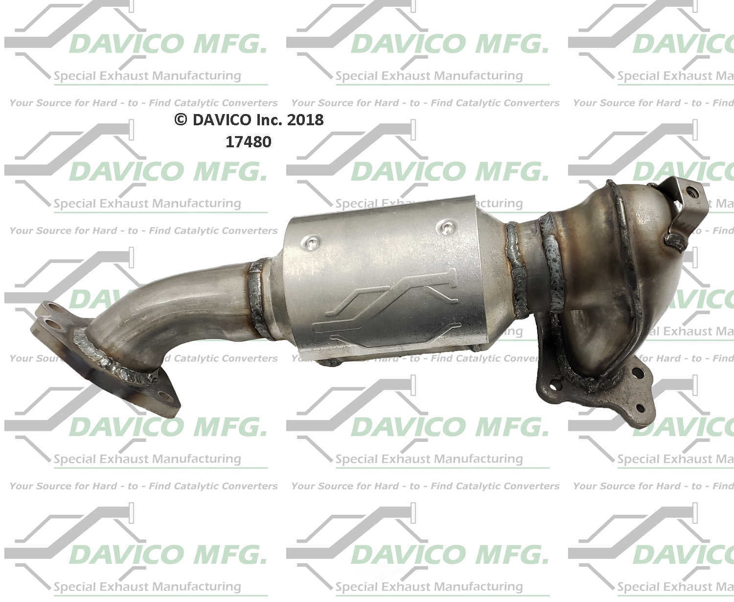 Davico Mfg 17480 Direct-Fit Catalytic Converter