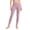 Pink, variant on Aboser Capri Yoga Leggings for Women Tummy Control High Waist Tights Plus Size Lightweight Capris Soft Modal Leggings Slim Leg Tight Pants