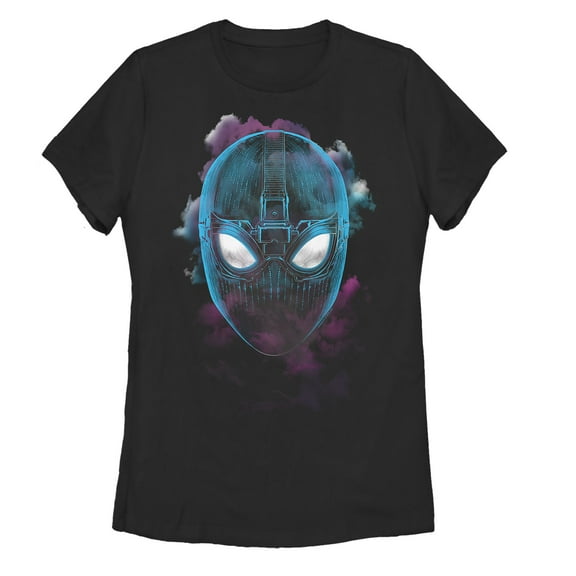 Women's Marvel Spider-Man: Far From Home Smokey Mask Graphic Tee Black X Large
