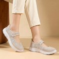 thumbnail image 5 of YOURDIARY Womens Mary Jane Walking Shoes Breathable Mesh Hook and Loop Non-Slip Casual Sneakers, 5 of 7