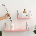 thumbnail image 3 of Flmtop Storage Shelf Strong Load Bearing Detachable Multi Colors Wall-mounted Wooden Display Stand Home Decoration, 3 of 8