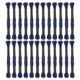 thumbnail image 1 of 2 piezas 12 madejas de hilo de bordar 8.75yds(8m) algodón egipcio hilo de punto de cruz, Azul Negro(6823), 1 of 6