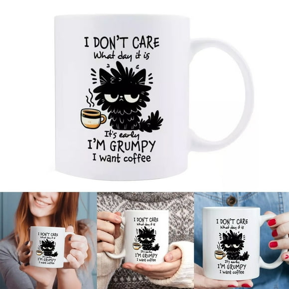Binwennn Vintage Tall Glasses You Are Loved Mug Coffee Mug Set Funny Coffee Cat Mug Is The Coffee Backwards 11 Oz Cute Mug Very Funny Cat Print Mug B