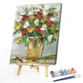 thumbnail image 2 of Cuadros Decorativos Pintura al óleo por números imagen DIY dibujo elegante flor naturaleza Kit (141334) Likrtyny embutido en tela, 2 of 9