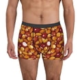 thumbnail image 2 of Goofa Almond Nuts Printed Men's Boxer Briefs Underwear, Moisture-Wicking Underwear, Trunk,Soft and Breathable Cotton Underwear-X-Large, 2 of 9