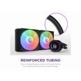 thumbnail image 3 of NZXT Kraken Elite RGB 280mm - RL-KR28E-B1 - RGB AIO CPU Liquid Cooler - Customizable LCD Display - 2 x F140RGB Core Fans Radiator Fans Black LGA 1851 / AM5 Compatible, 3 of 5