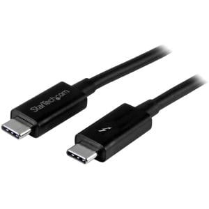 StarTech.com 2m Thunderbolt 3 (20Gbps) USB-C Cable - Thunderbolt, USB, and DisplayPort Compatible - USB for Docking Station, Portable Hard Drive, Monitor, MacBook, Chromebook - 2.50 GB/s - 6.60