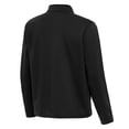 thumbnail image 3 of Men's Antigua Black San Jose Sharks Twist Quarter-Zip Pullover Jacket, 3 of 3