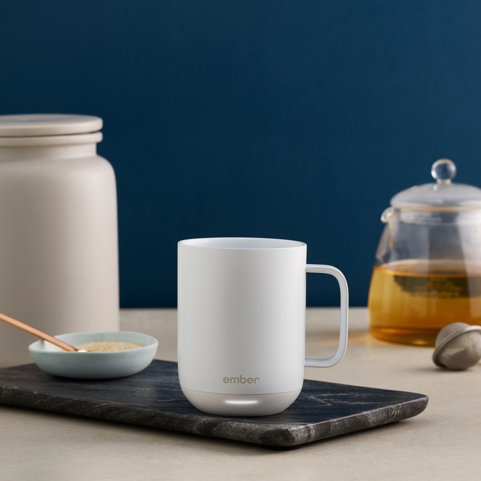 Ember Temperature Control Smart Mug 2, 10 oz, White, 1.5-hr Battery Life - App Controlled Heated Coffee Mug - Improved Design - image 7 of 9
