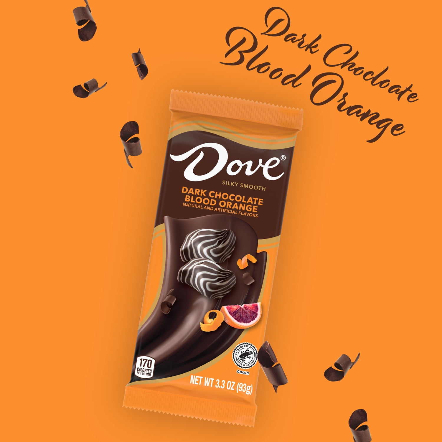 Dove Dark Chocolate Blood Orange Bar - 3.3 oz Pack