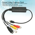 thumbnail image 2 of Video Capture Card Device, USB Video Capture,RCA to USB Audio Video Converter for PC TV Tape Player Camcorder Windows 10 8.1 8 7, 2 of 9