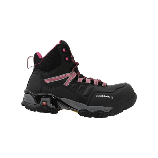Botas de Trabajo industrial Mujer Swissbrand Poliamida negro 23.5