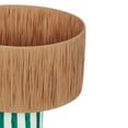 thumbnail image 4 of Ravello Green Striped Papier Mache Table Lamp, 4 of 4