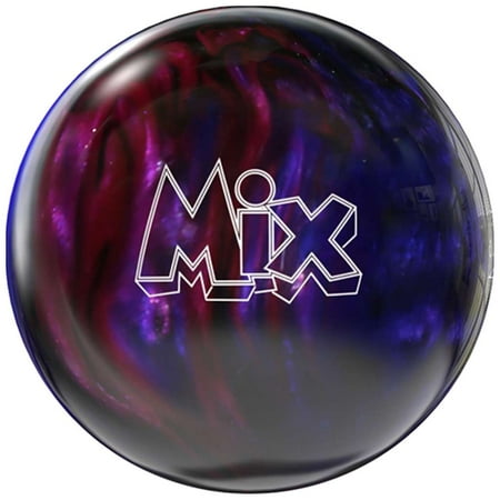 Storm Mix PRE-DRILLED Bowling Ball - Black/Purple/Pink 15lbs