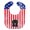 Pekingese - Black, variant on Patriotic USA Pekingnese Black Baby Bib