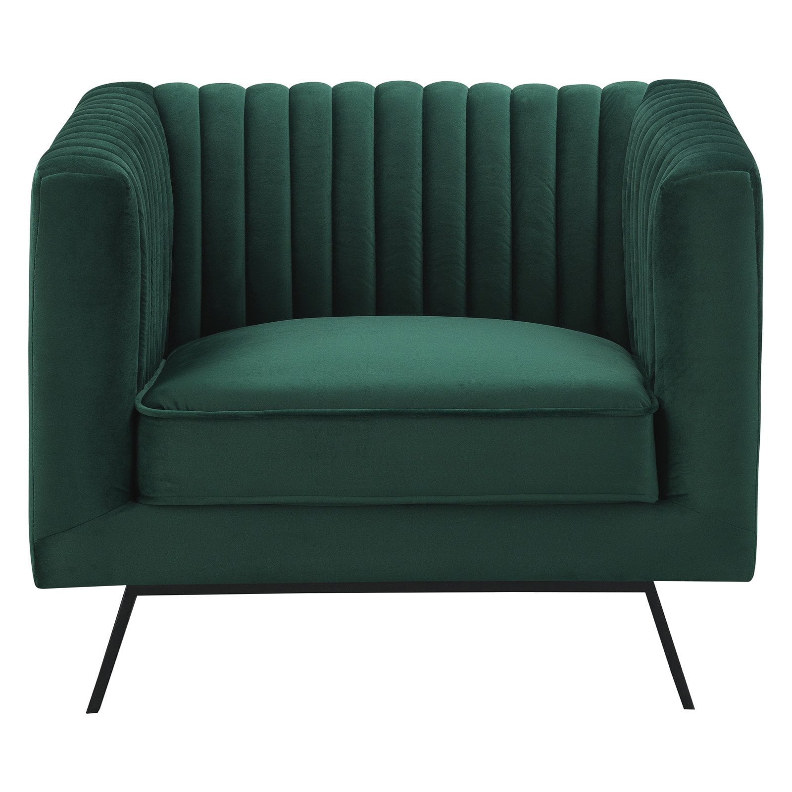 Vandam 1Seat Hunter Green Velvet Armchair