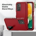thumbnail image 6 of for Samsung Galaxy A13 5G Case, Samsung A13 5G Phone Case with Built in Kickstand, Shockproof/Dustproof/Drop Proof Military Grade Protective Cover for Galaxy A13 5G,Black/Red, 6 of 14
