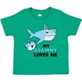 thumbnail image 3 of Inktastic My Grammy Loves Me with Cute Sharks Boys or Girls Toddler T-Shirt, 3 of 5