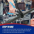 thumbnail image 4 of Universal Exhaust Pipe Cutter Tool for 3/4 in to 3-1/4 in Pipes Chain Muffler Cutter - Perfect for on & Off Vehicle Use, 4 of 6