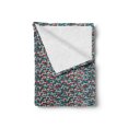 thumbnail image 2 of Geometric Soft Flannel Fleece Blanket, Random Stripes Triangle Shapes Mosaic Ornament Fractal Look Contemporary Design, Cozy Plush for Indoor and Outdoor Use, 50" x 60", Multicolor, by Ambesonne, 2 of 5