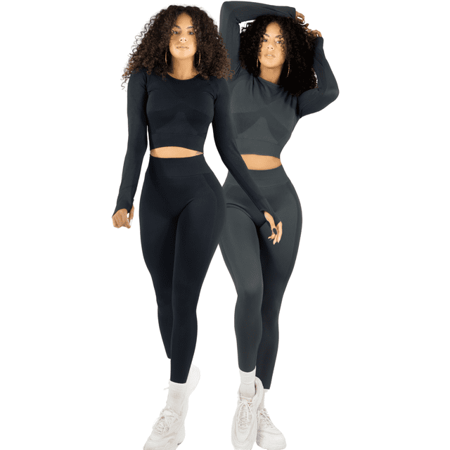 Pack De 2 Conjuntos De Yoga Unitalla Mujer Ropa Deportiva Gym O Casual