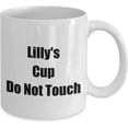 thumbnail image 2 of Mugs for Women Lilly's Cup Do Not Touch Her Own 11oz Coffee Tea Drink Mug Just For Females, 2 of 2