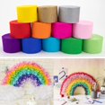 thumbnail image 4 of KUIZAP 2023 New Colorful Crepe Paper Rolls Wedding Baby Shower Birthday Party Backdrop Decoration DIY Origami(Fluorescent Yellow), 4 of 7