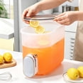 thumbnail image 6 of 5L Refrigerator Water Dispenser with Faucet, Large Capacity Cold Beverage Container for Fridge, Fruit Tea and Iced Drinks Pitcher with Leakproof Lid and Anti-Clog Filter, 6 of 6
