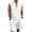 White, variant on QSAWXQZ Men's Linen 2PC Lounge Set Stand Collar V Neck Sleeveless Loose Top Elastic Waist Shorts with Pocket Beach Outfit Casual for Summer 2XL