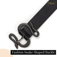 thumbnail image 5 of JASGOOD Women Fashion Belt Leather Belts with Snake Buckle Ladies belt for Jeans Pants, 5 of 9
