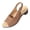 Brown, variant on DIVVce Peep Toe Slingback Low Block Heel Sandals For Women Adjustable Buckle Comfort Casual Office Footwear
