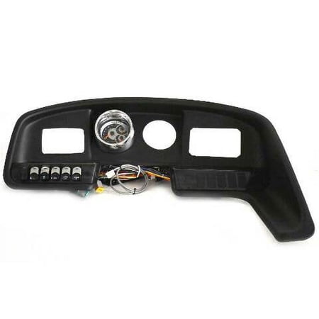 Avalon Pontoon Boat Gauge Dash Panel 125740 | Black Matte