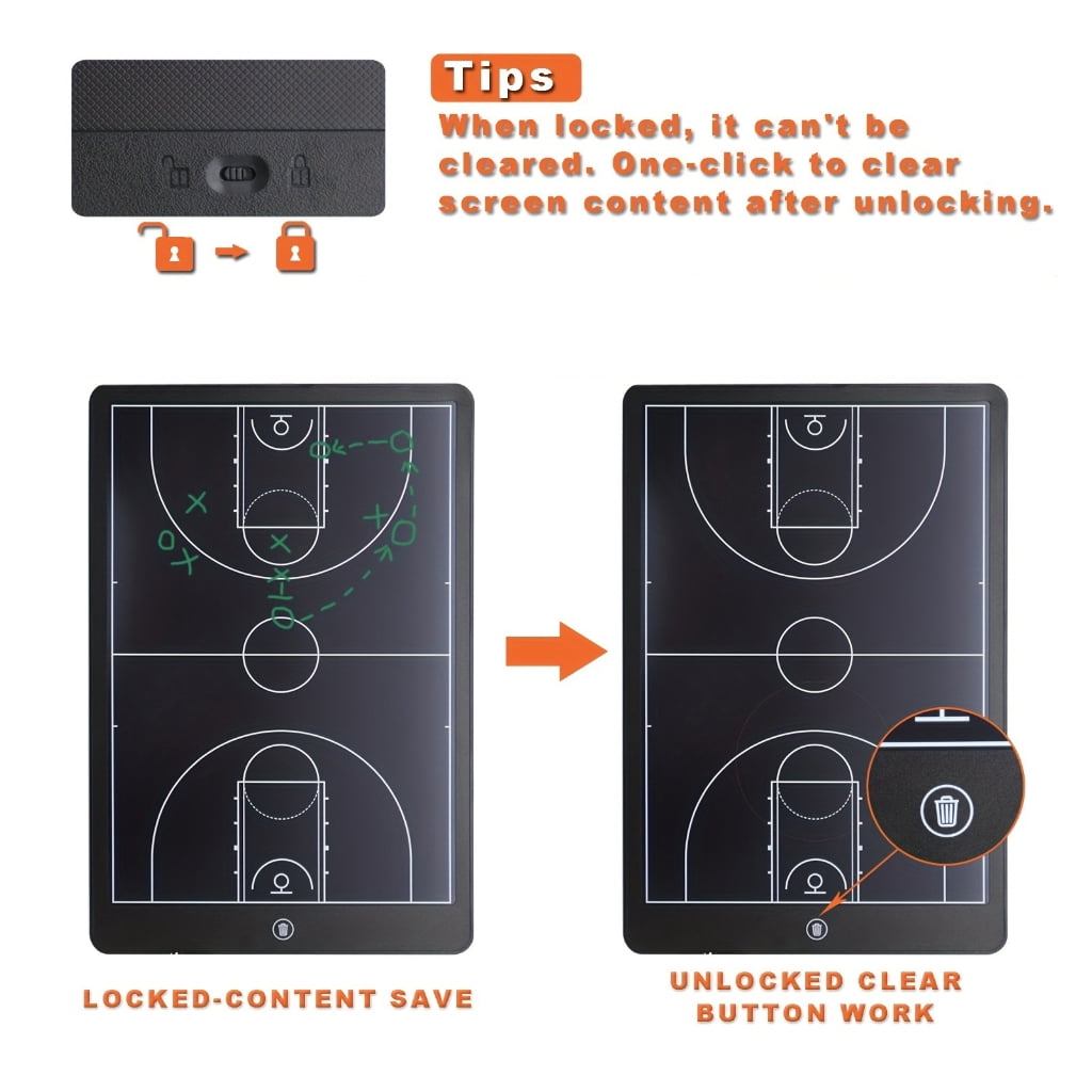 Interactively Sketches Board Writing Tablets Soccer Coaches Electronic Clipboard