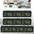 thumbnail image 4 of 2Z 10-Pack Mini Digital Humidity Thermometer Hygrometer Temperature Meters Gauge Indoor Lcd Display for Guitar Reptile Greenhouse Humidor Cigar Home Room Black, 4 of 10