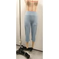 thumbnail image 4 of Pants for Women High Waist Wide Leg Yoga Capris with Pockets Stretchy Loose Fit Casual Workout, 4 of 11