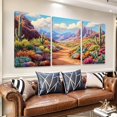 thumbnail image 2 of FCCUYE Arizona Desert Canvas Wall Art, Desert Landscape Canvas Print, Cactus Wall Art, Southwestern Wall Decor, Nature Pictures Wall Decor, Wall Posters for Living Room Office (12" x 18" x 3 pcs), 2 of 7