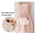 thumbnail image 4 of ERK Chef Apron With Detachable Sleeves For Cooking Baking Grilling Kitchen And Restaurant Use, 4 of 6