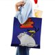 thumbnail image 4 of 2 Stupid Dogs Bolso de tela con estampado de lienzo para mujer, bolsa de compras reutilizable y estética, con cremallera interior, regalo para mujer,40*40cm., 4 of 6