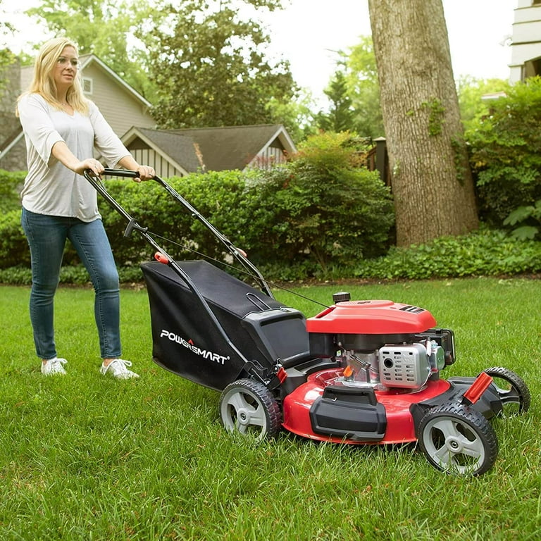 Gas push lawn mower clearance sale