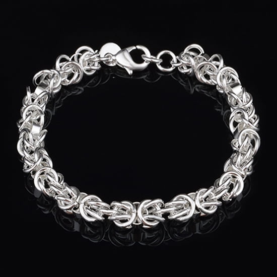 Visland – Bracelet en Argent Sterling 925 pour Femmes, Chaîne, Bijoux de Banquet, Vogue
