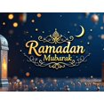 thumbnail image 4 of Ramadan Mubarak Celebration Lantern Lights Backdrop Banner Islamic Decorations Festive Background Eid Mubarak Party Supplies Photography Props, 4 of 8