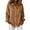Brown, variant on Long Sleeve Shirts for Women ZDNIXIAN Women Leopard Print Collared Long Sleeve Button Down Shirt, Loose Casual Blouse, Relaxed Fit Printed Tunic Top