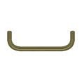 thumbnail image 2 of Deltana PW400U5 4-Inch Center to Center Solid Brass Wire Pull, 2 of 2