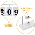 thumbnail image 3 of OULII 1 Set Academic Year Calendar Standing Perpetual Wooden Date For Workspace Silver, 3 of 8