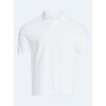thumbnail image 6 of Free Assembly Men's Honeycomb Johnny Collar Cotton Polo Shirt with Short Sleeves, Sizes S-XXXL, 6 of 6