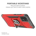thumbnail image 4 of FIEWESEY for Samsung Galaxy A73 5G Phone Case Military Grade Drop Rugged Cover Anti-Scratch Protective 360° Rotate Kickstand Sturdy Shockproof Phone Cover for Samsung Galaxy A73 5G(Red), 4 of 7