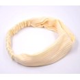 thumbnail image 2 of Diadema para niñas, bandana elástica retorcida, bandana de algodón tejida elástica, color albaricoque, 2 of 4