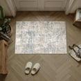 thumbnail image 3 of BERTHMEER 2'x3' Small Abstract Area Rugs for Entryway indoor Machine Washable Non-slip, Blue, 3 of 4