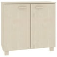 thumbnail image 2 of vidaXL Sideboard HAMAR Dark Gray 33.5"x13.8"x31.5" Solid Wood Pine, 2 of 30